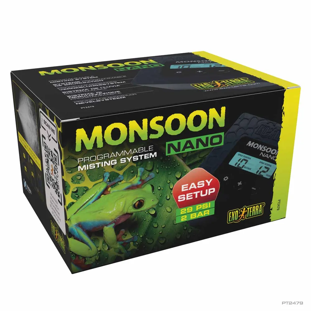 Exo Terra Dimsystem Nano til Monsoon - Fleksibel udvidelse til dit terrarium